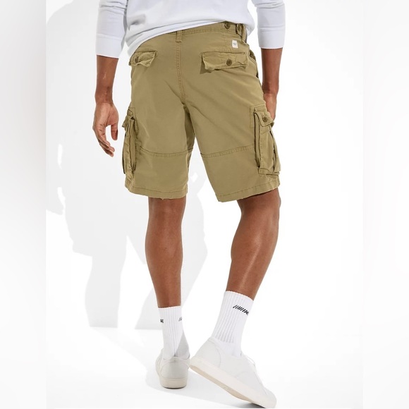 American Eagle Flex 10" Lived-In Cargo Short - Picture 2 of 15